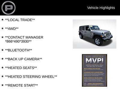 2019 Jeep Wrangler Unlimited Sport S