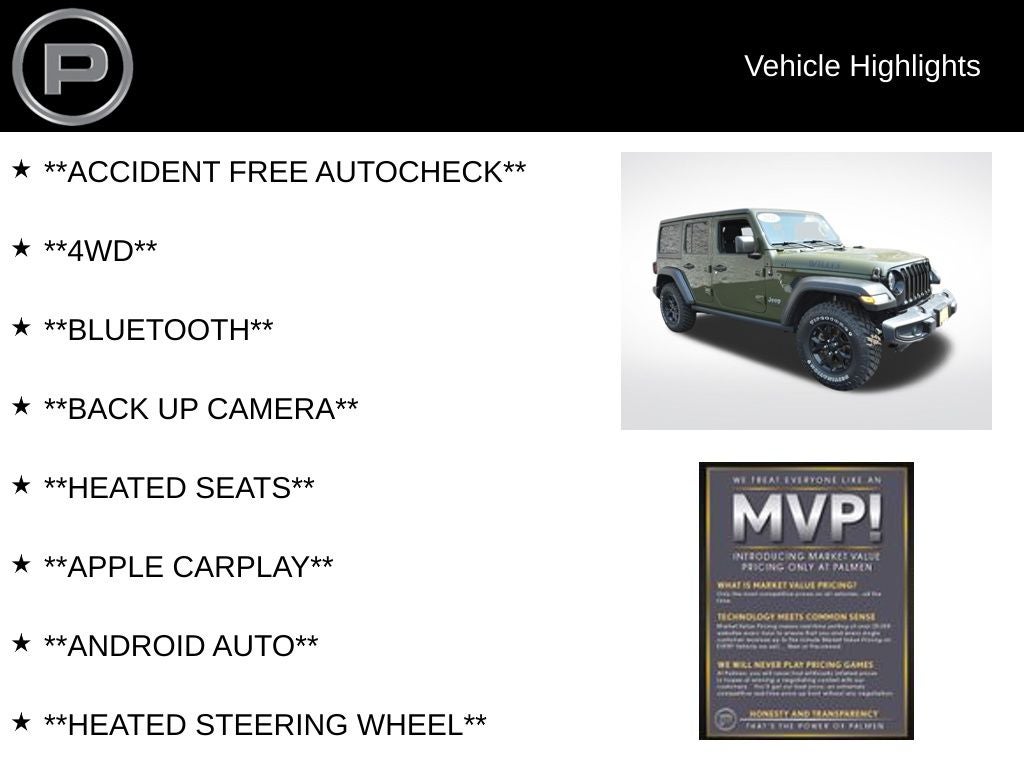 2021 Jeep Wrangler Unlimited Willys