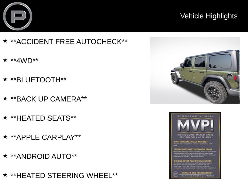 2021 Jeep Wrangler Unlimited Willys