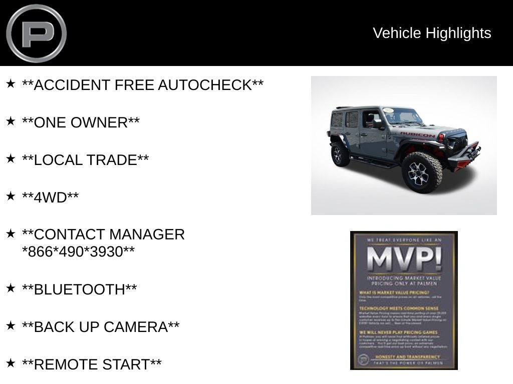 2021 Jeep Wrangler Unlimited Rubicon