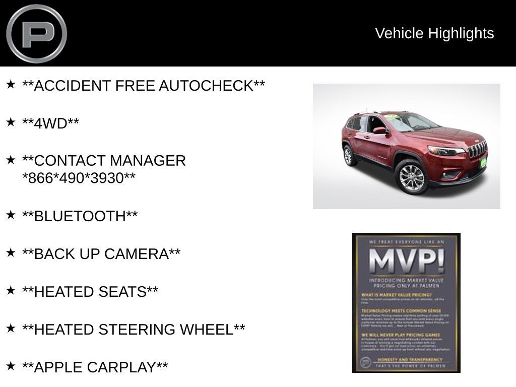 2019 Jeep Cherokee Latitude Plus