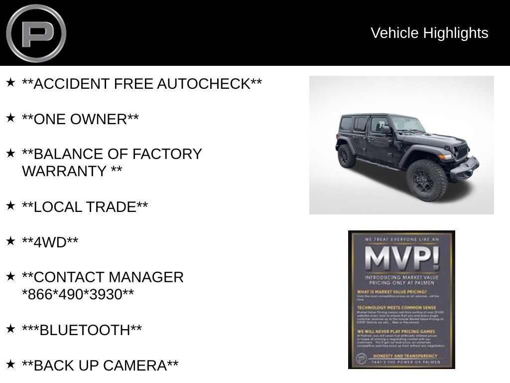 2024 Jeep Wrangler Willys