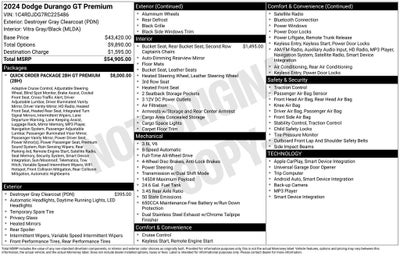 2024 Dodge Durango GT