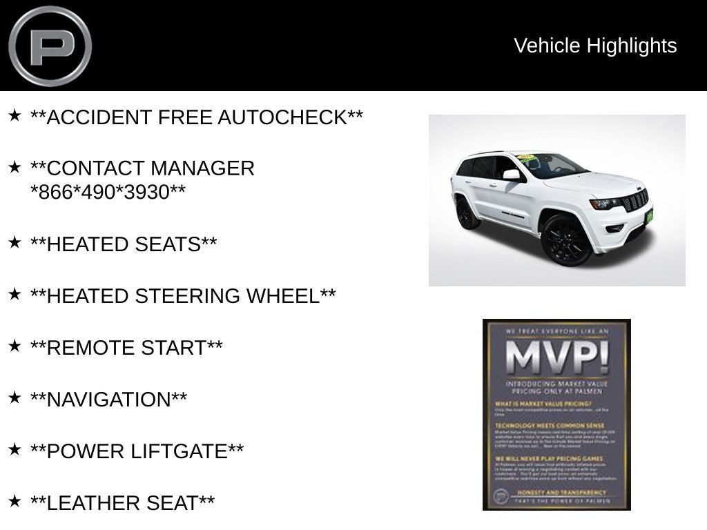 2018 Jeep Grand Cherokee Altitude