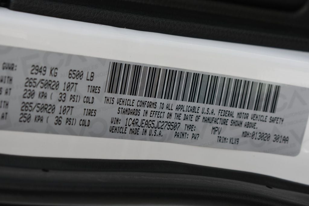 2018 Jeep Grand Cherokee Altitude