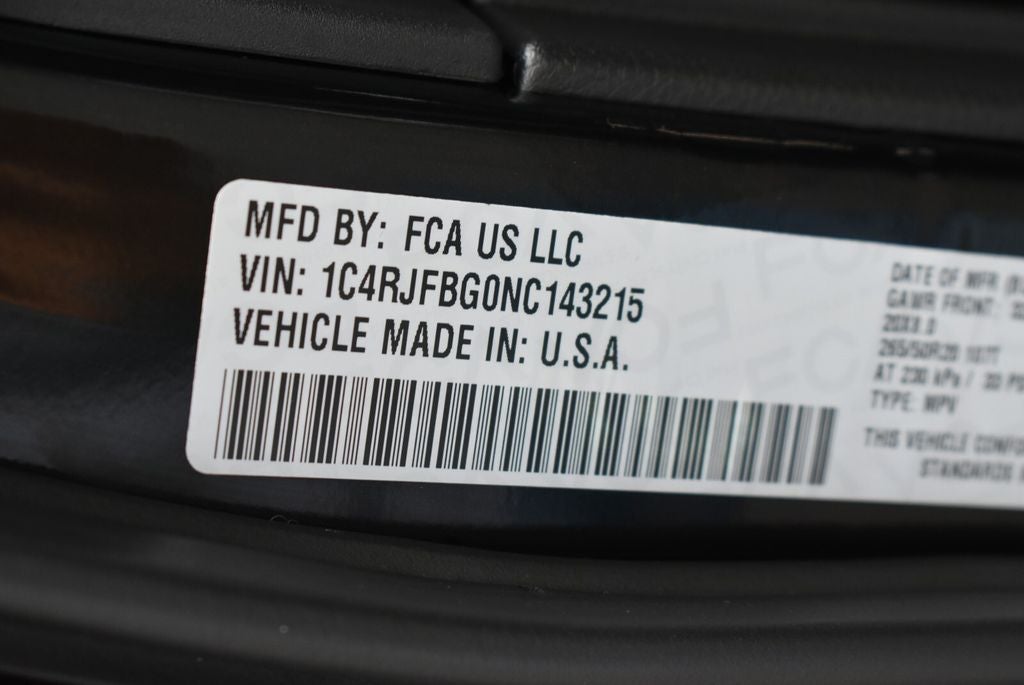 2022 Jeep Grand Cherokee WK Limited