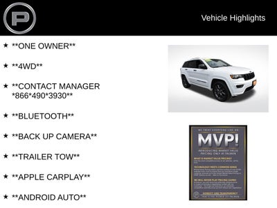 2021 Jeep Grand Cherokee 80th Anniversary Edition