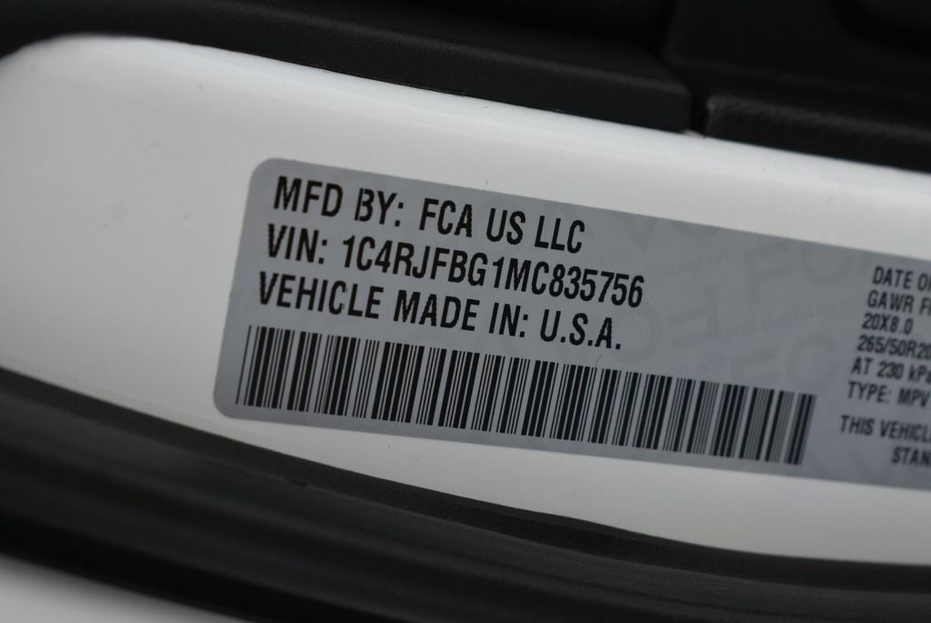2021 Jeep Grand Cherokee 80th Anniversary Edition