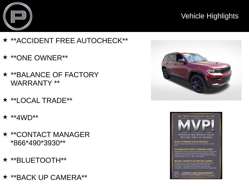 2024 Jeep Grand Cherokee Altitude X