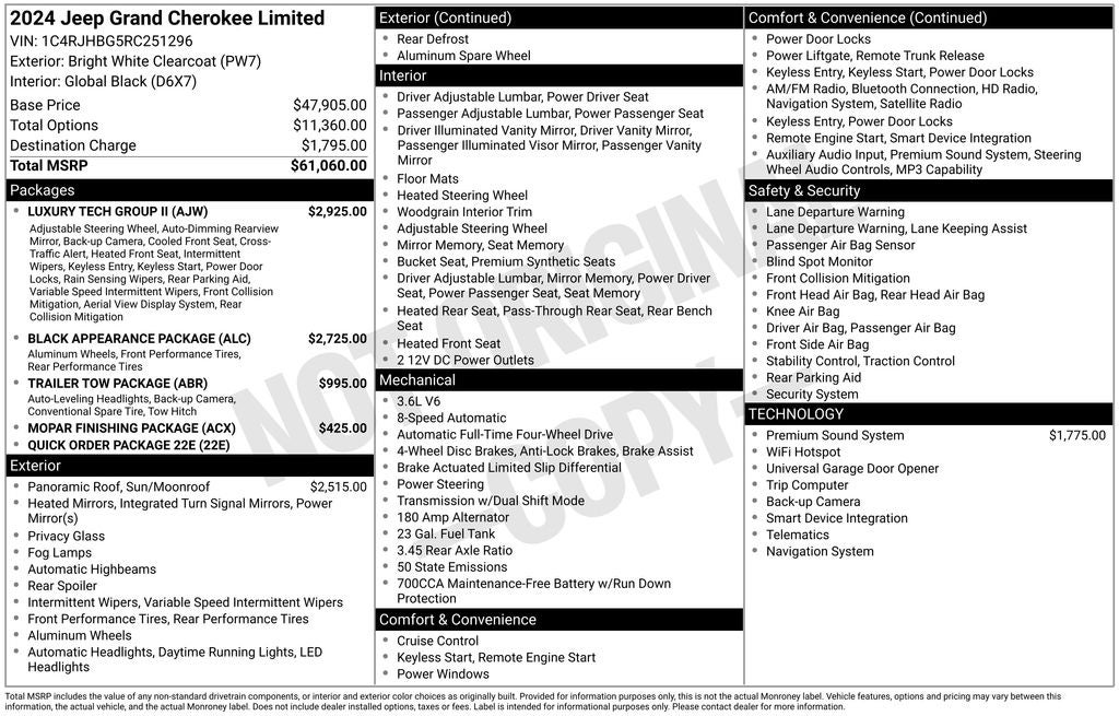 2024 Jeep Grand Cherokee Limited