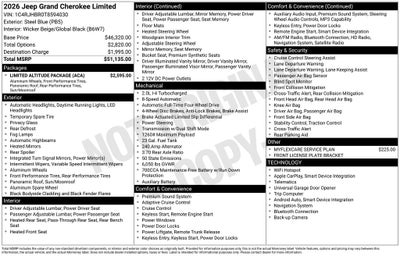 2026 Jeep Grand Cherokee Limited