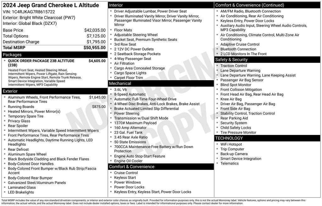 2024 Jeep Grand Cherokee L Altitude