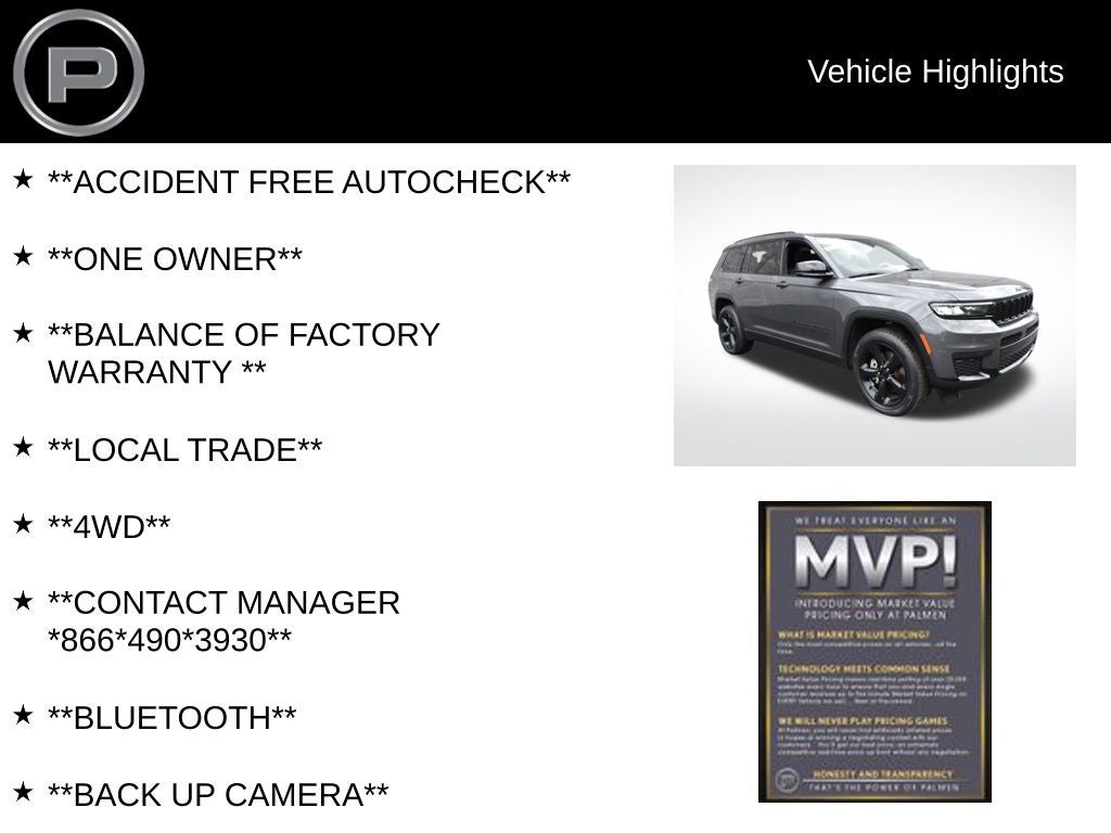 2023 Jeep Grand Cherokee L Altitude X