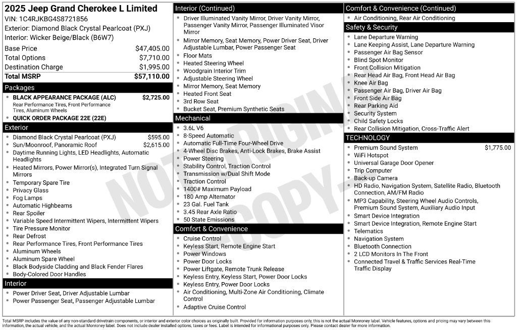 2025 Jeep Grand Cherokee L Limited