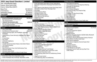2025 Jeep Grand Cherokee L Limited