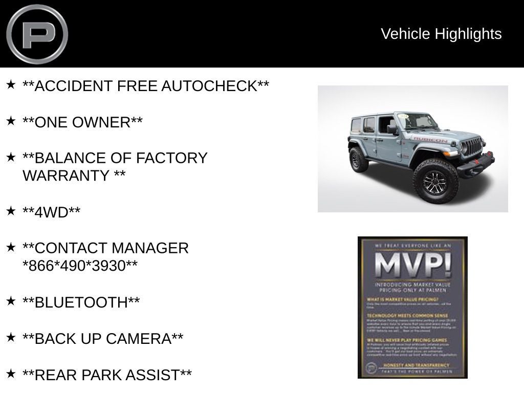 2024 Jeep Wrangler Rubicon X