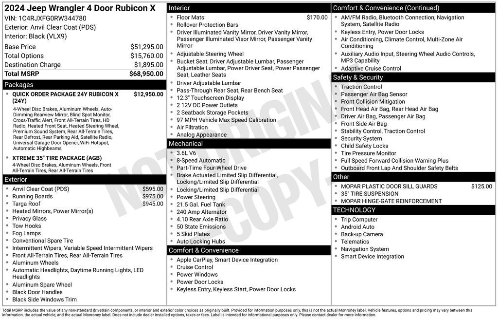 2024 Jeep Wrangler Rubicon X
