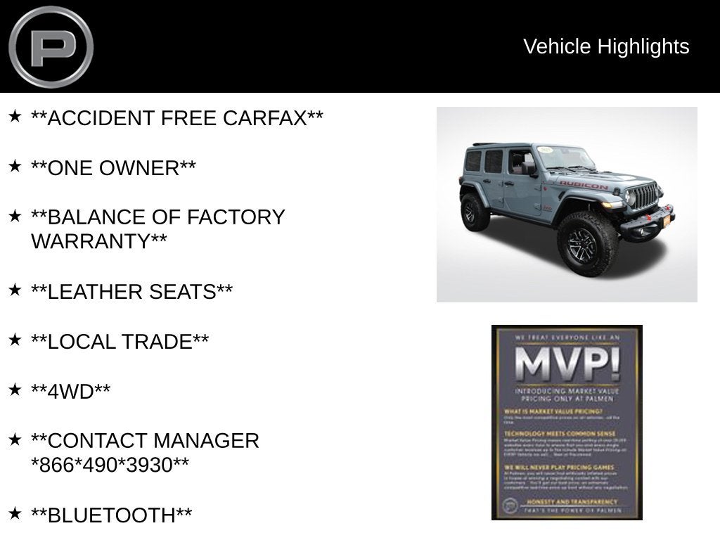 2025 Jeep Wrangler Rubicon X