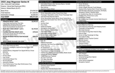 2022 Jeep Wagoneer Series III