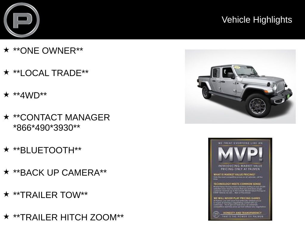 2020 Jeep Gladiator Overland