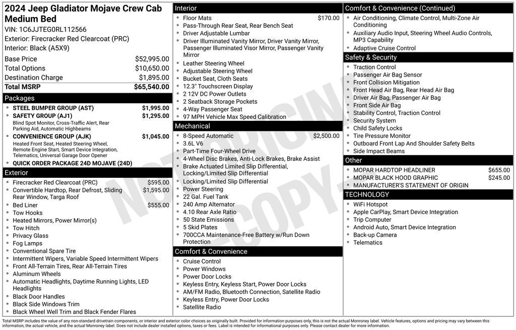 2024 Jeep Gladiator Mojave
