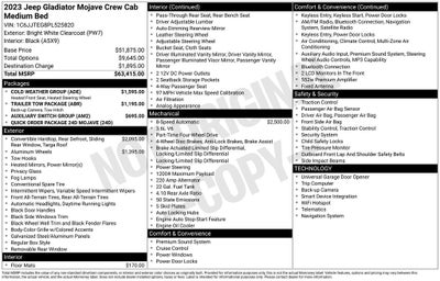 2023 Jeep Gladiator Mojave