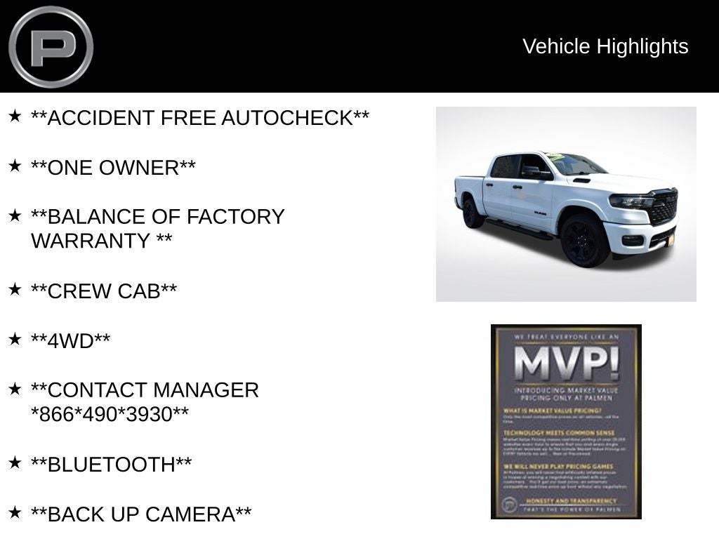 2025 RAM 1500 Big Horn/Lone Star
