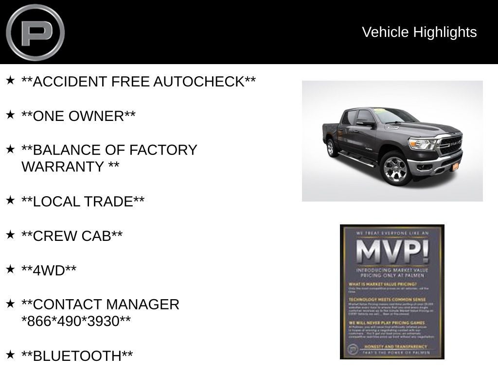 2022 RAM 1500 Big Horn/Lone Star