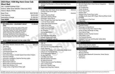2023 RAM 1500 Big Horn/Lone Star