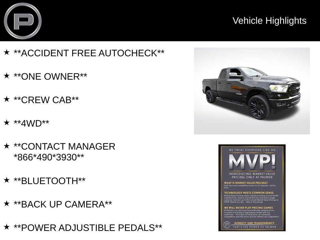 2020 RAM 1500 Big Horn/Lone Star