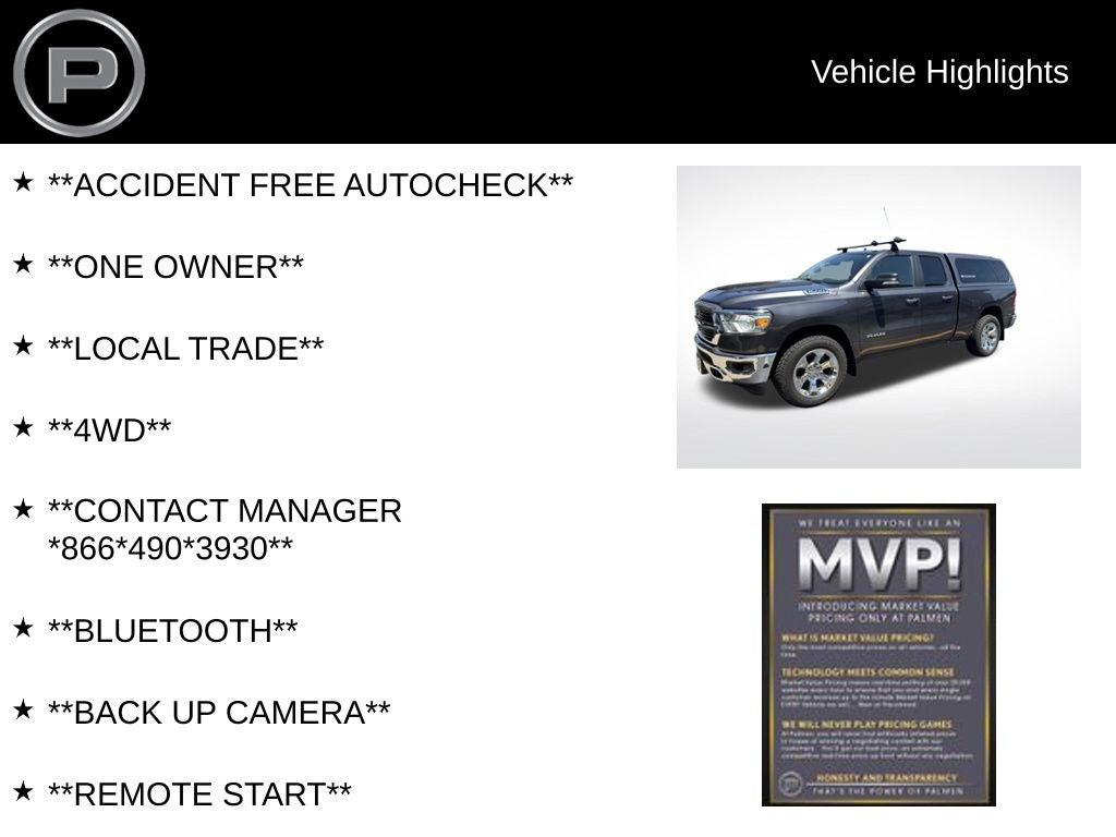 2020 RAM 1500 Big Horn/Lone Star