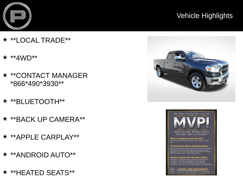 2020 RAM 1500 Big Horn/Lone Star