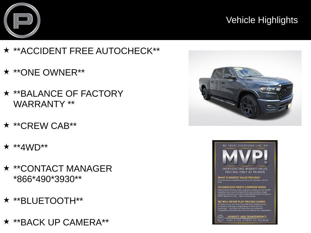 2026 RAM 1500 Big Horn/Lone Star