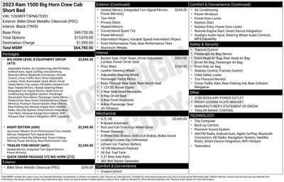 2023 RAM 1500 Big Horn/Lone Star