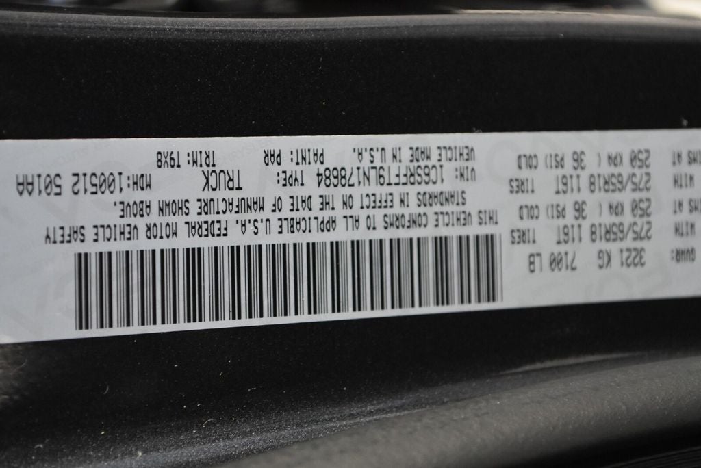 2020 RAM 1500 Big Horn/Lone Star