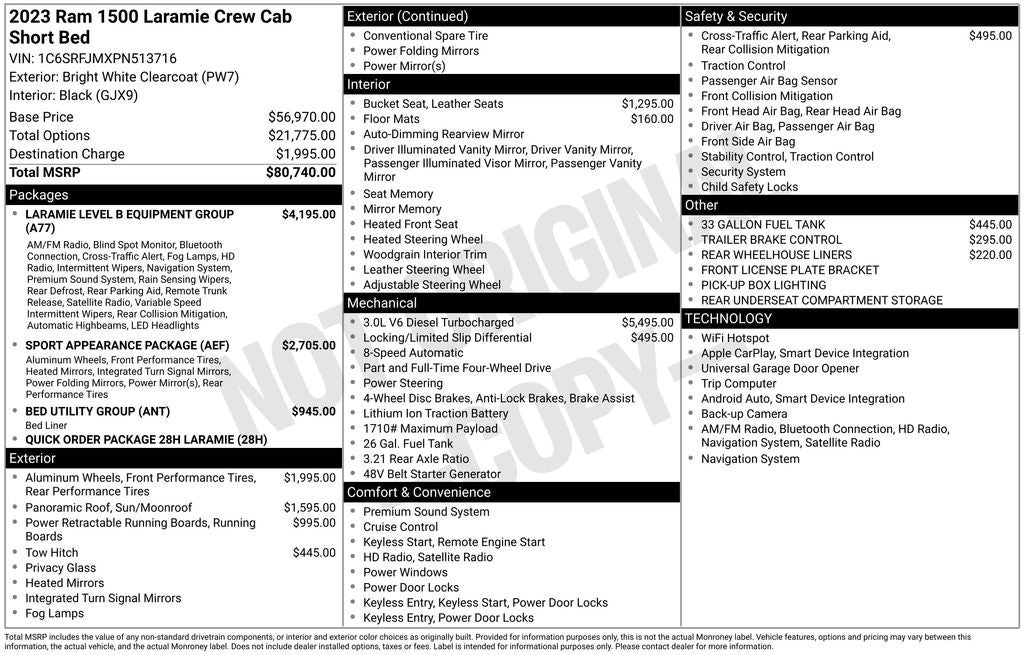 2023 RAM 1500 Laramie