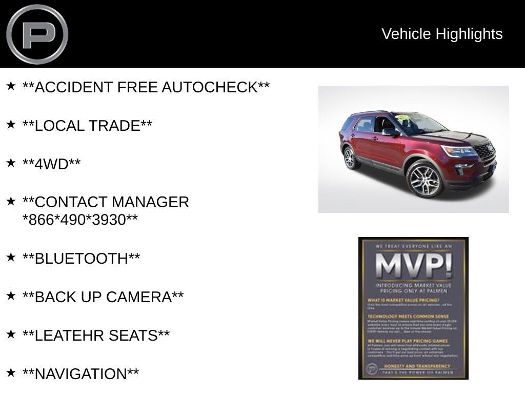 2018 Ford Explorer Sport