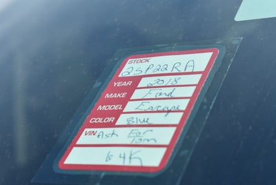 2018 Ford Escape SEL