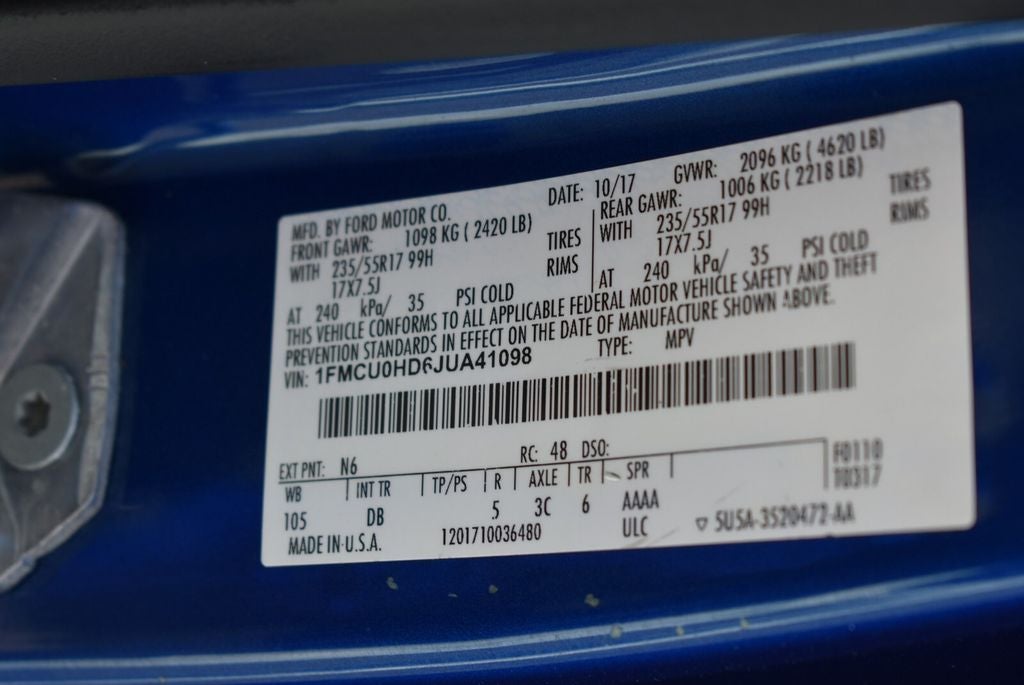 2018 Ford Escape SEL