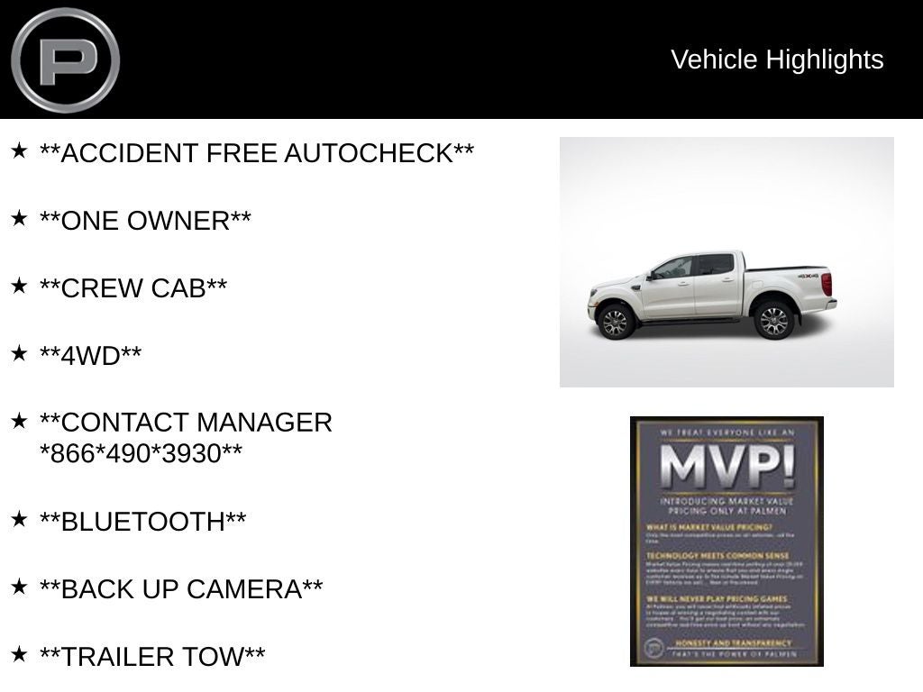 2019 Ford Ranger Lariat