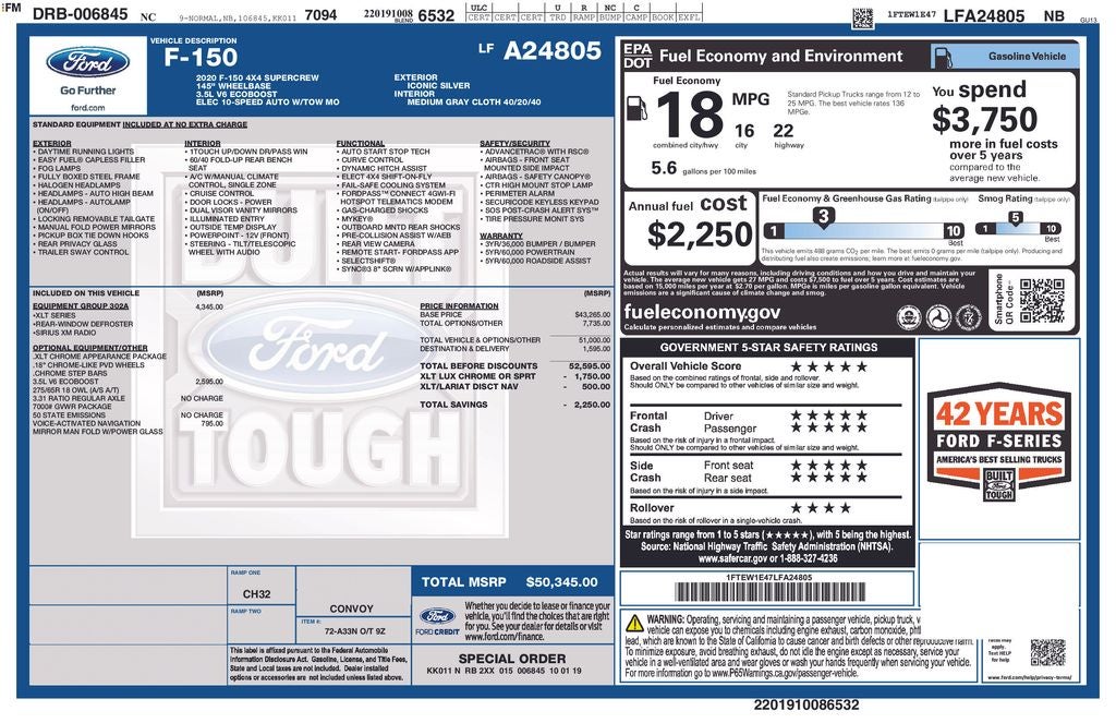 2020 Ford F-150 XLT