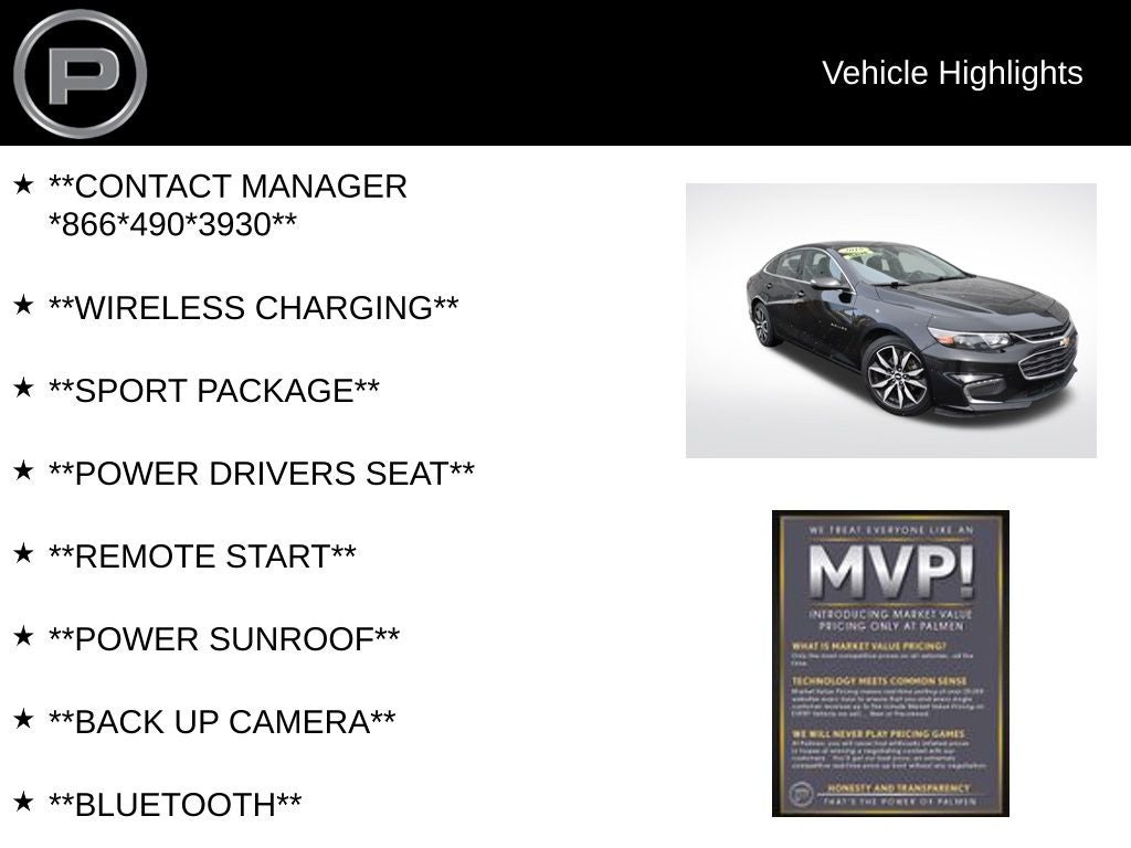 2018 Chevrolet Malibu LT