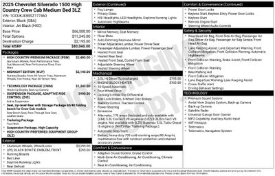 2025 Chevrolet Silverado 1500 High Country