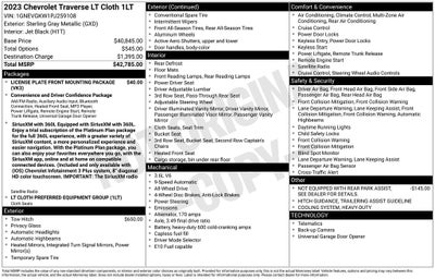 2023 Chevrolet Traverse LT 1LT