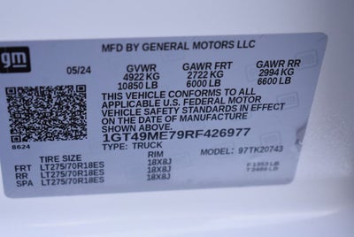 2024 GMC Sierra 2500HD SLE