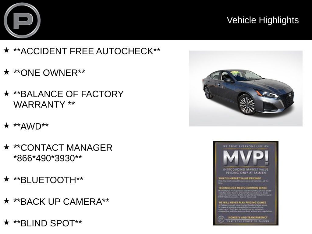 2024 Nissan Altima 2.5 SV