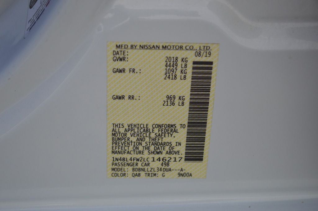 2020 Nissan Altima 2.5 Platinum