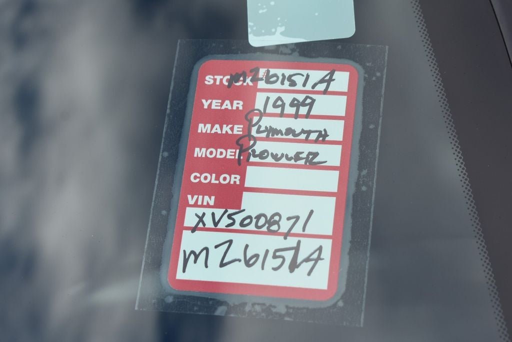 1999 Plymouth Prowler Base