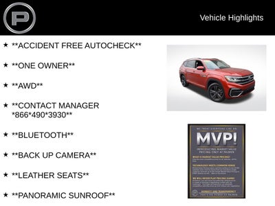 2021 Volkswagen Atlas 3.6L V6 SE w/Technology R-Line