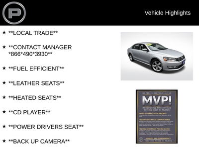 2015 Volkswagen Passat 1.8T Limited Edition